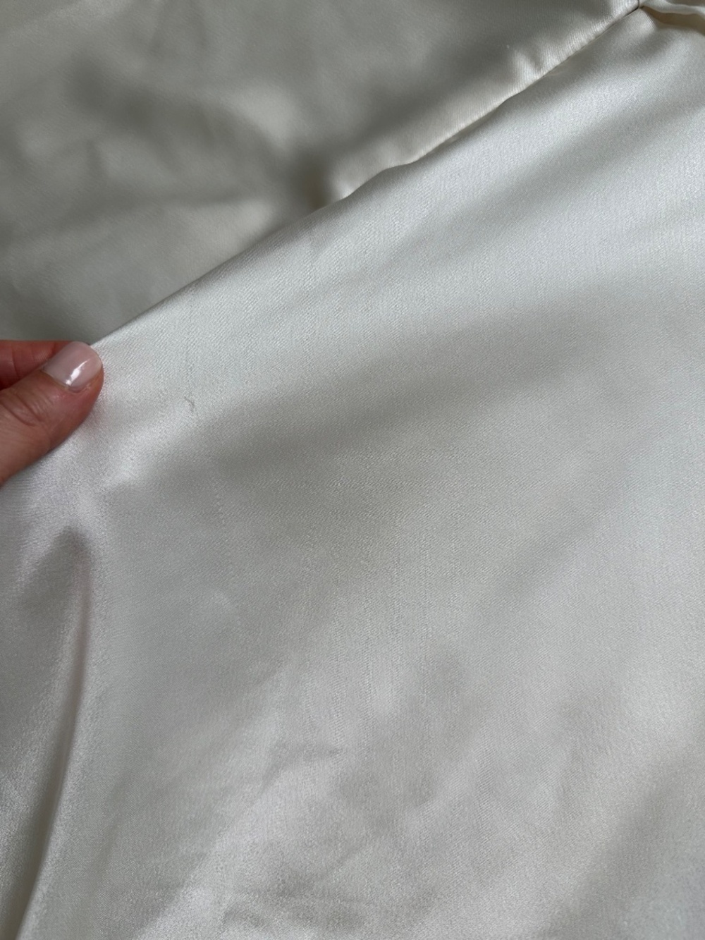 Reformation Arianwen Satin Gown Dress Wedding Bridal Fior Di Latte 2 - w/ tags - Picture 9 of 16